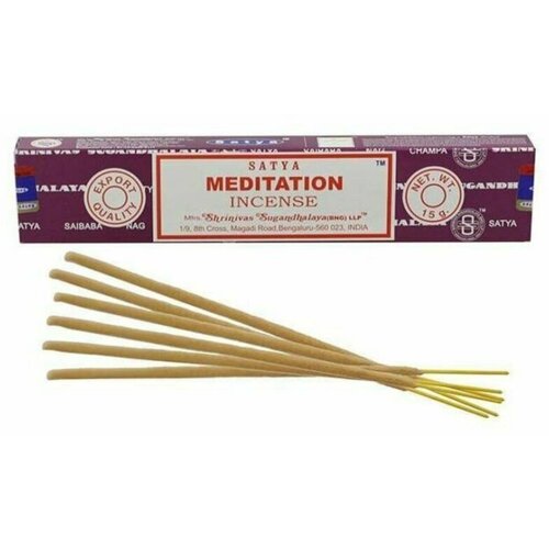 Ароматические палочки / Благовония Сатья Медитация / Satya Meditation / Ароматы для дома ароматы для дома satya благовония satya meditation медитация