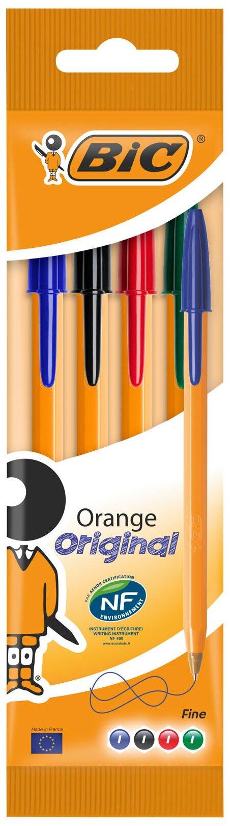 BIC Набор шариковых ручек Orange Original 0.3 мм (8308541)
