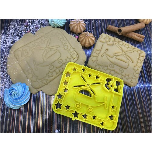 Вырубка для пряников и печенья. Формочка для теста Вертолет