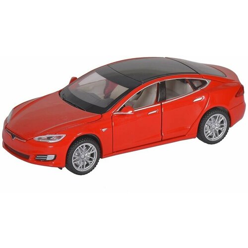 Модель машины 1 32 tesla model s model 3 model x alloy car model diecast metal toy simulation vehicles car model sound and light kids toy gift