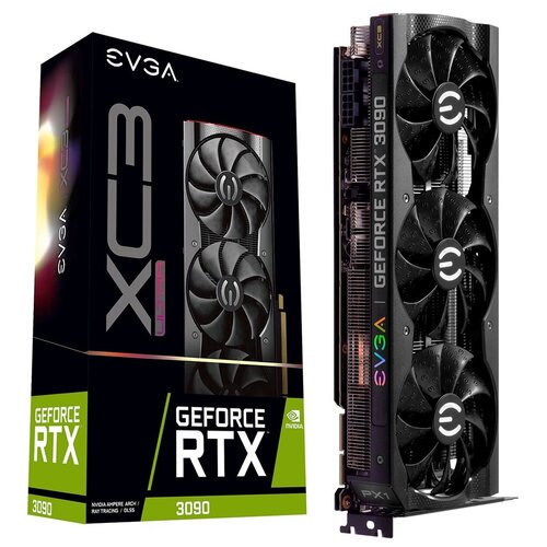 Видеокарта EVGA GeForce RTX 3090 XC3 ULTRA GAMING 24GB (24G-P5-3975-KR), Retail