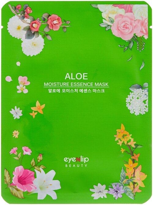 Eyenlip Moisture Essence Mask Aloe тканевая маска с экстрактом алоэ, 25 г, 25 мл
