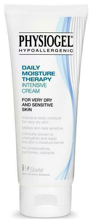 Physiogel Daily Moisture Therapy  Intensive Cream For Very Dry And Sensitive Skin Крем увлажняющий интенсивный для очень сухой и чувствительной кожи лица, 100 мл