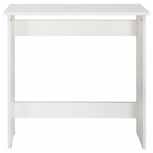 фото Стол письменный санди 12.31, размер ш 78 х г 38.6 х в 75 см, цвет белый ре шагрень mobi