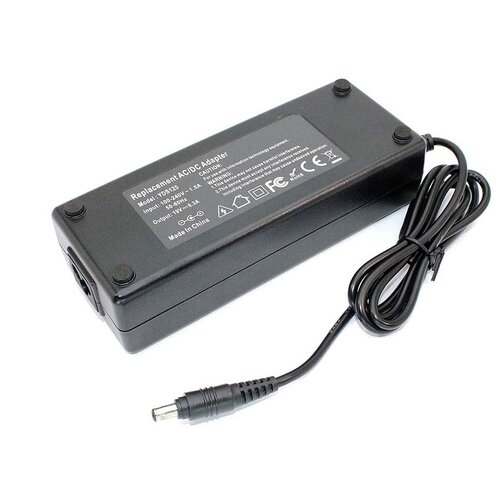 Блок питания (сетевой адаптер)ment для ноутбуков Samsung 19V 6.32A 120W 5.5x3.0 мм с иглой черный, с сетевым кабелем