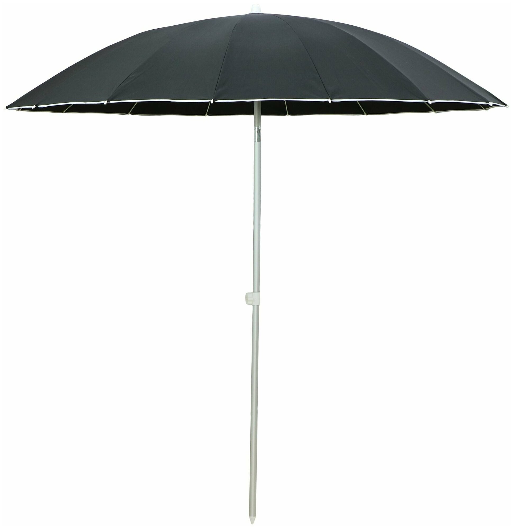 Зонт садовый Koopman furniture диаметр 240 см черный - фотография № 1