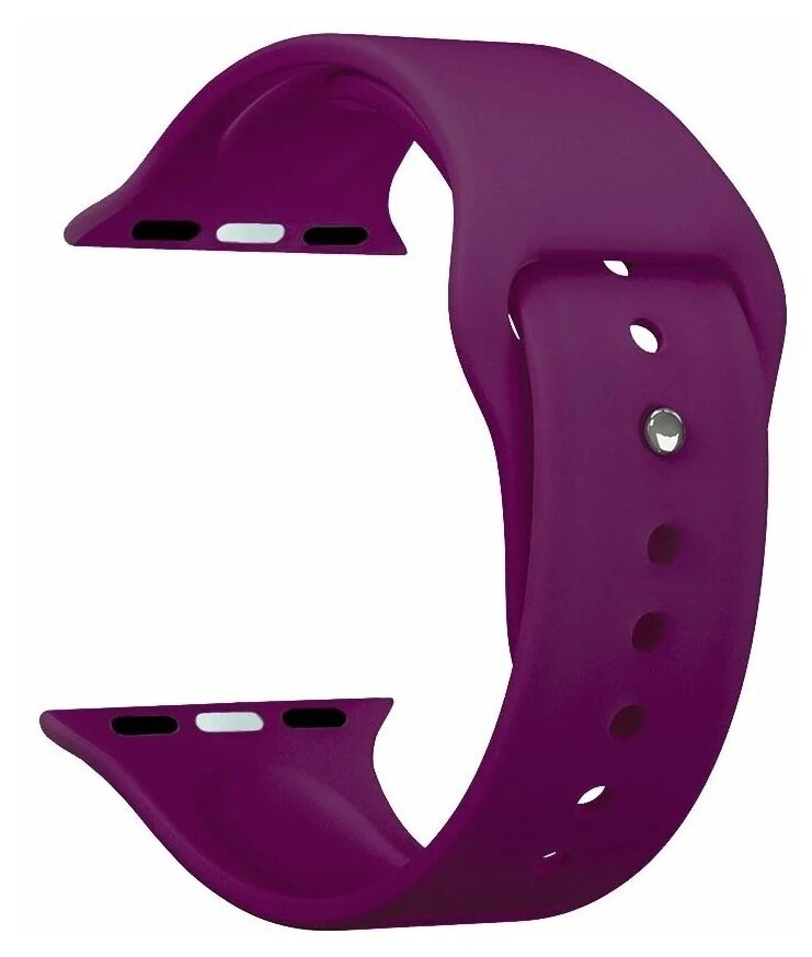 Ремешок Band Silicone для Apple Watch 42/44 mm, силиконовый Deppa - фото №1