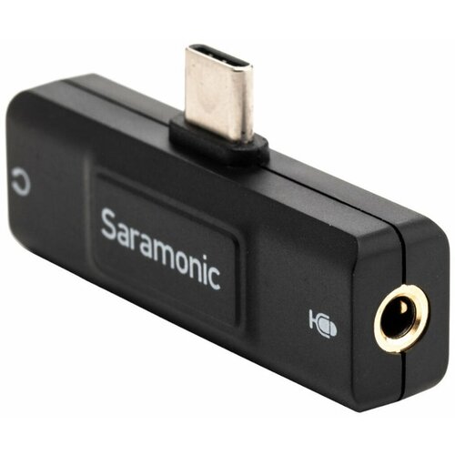 Аудиоинтрефейс Saramonic SR-EA2U USB-С для микрофона и наушников 3,5 мм звукоизоляционный экран для микрофона saramonic sr rf5m