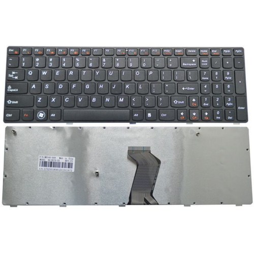 Клавиатура Lenovo B570 B575 V570 Z570 Z575 чёрная 1018₽