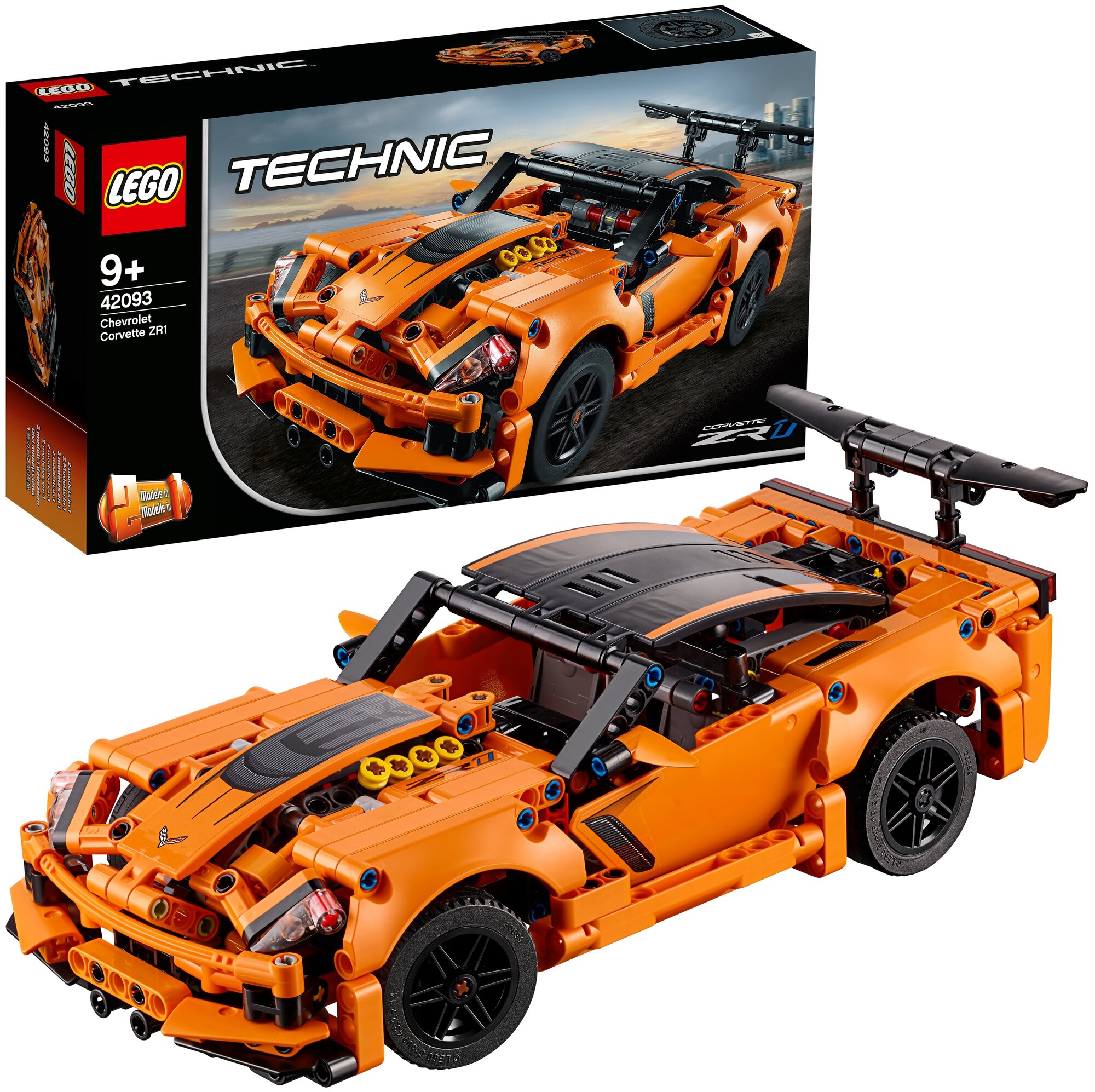 Lego Technic 42093 Chevrolet Corvette ZR1 Конструктор - фото №3