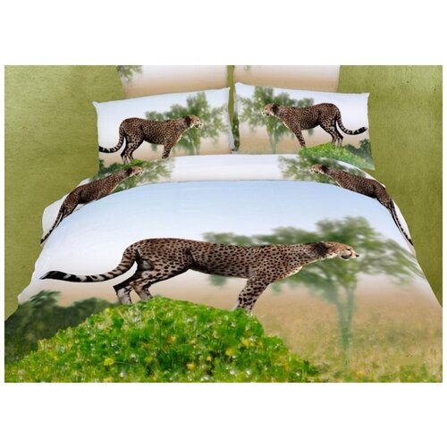 фото Постельное белье из сатина яссимо 2 спальный (4 наволочки) famille