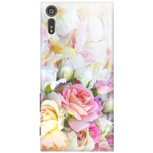 фото Cиликоновый чехол нежные розы на sony xperia xz / сони иксперия икс зет re:pa