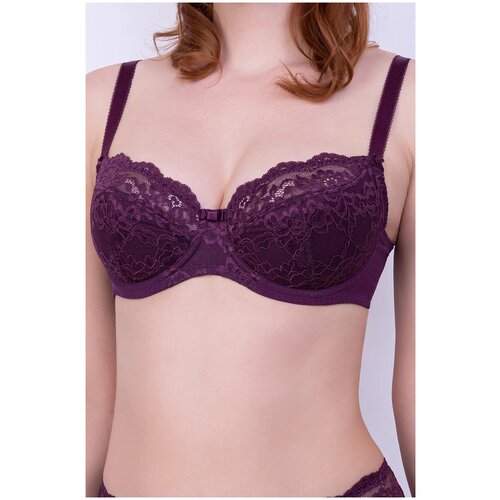 фото Бюстгальтер lauma, размер 75e, красный виноград