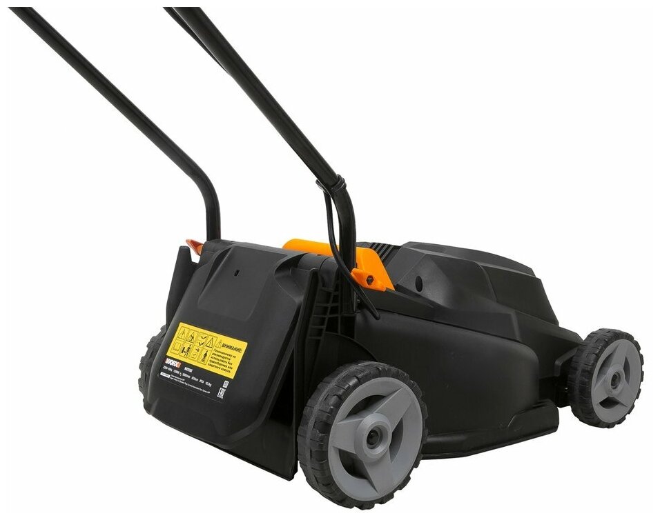 Газонокосилка электрическая WORX WG713E, 1200Вт, 34 см - фотография № 5