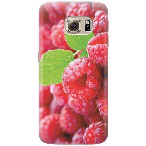 фото Cиликоновый чехол на samsung galaxy s6 edge / самсунг с6 эдж с принтом "малинка" gosso