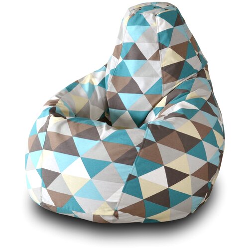 Кресло-мешок Груша Пазитифчик Ромб (жаккард) 90х80 см