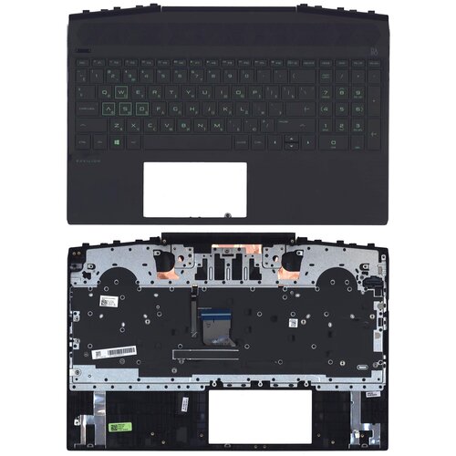 Клавиатура для ноутбука HP Pavilion Gaming 15-dk черная 9692₽