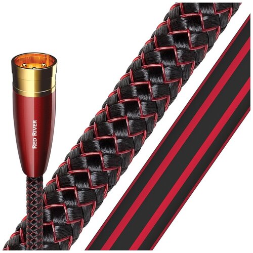 AudioQuest Red River XLR-XLR 0.75m long river чёрная дорожная сумка из канваса long river