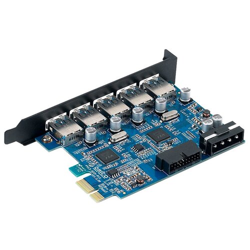 USB 3.2 Gen1 ORICO PVU3-5O2I контроллер pci e orico черный orico pvu3 5o2i