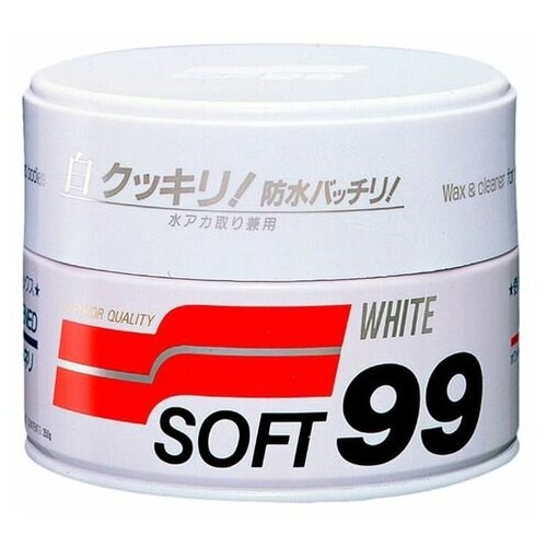 Полироль для кузова защитный SOFT99 Soft Wax для светлых цветов, 350 гр