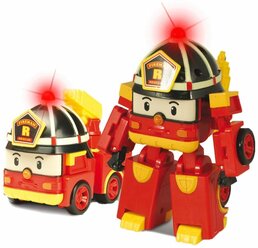 Трансформер Silverlit Robocar Poli Рой 10 см, красный