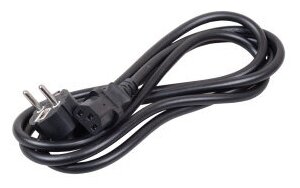 Шнур питания ITK PC-C13D-3M C13-Schuko проводник:3x1.5мм2 3м 230В 10А (упак:1шт) черный
