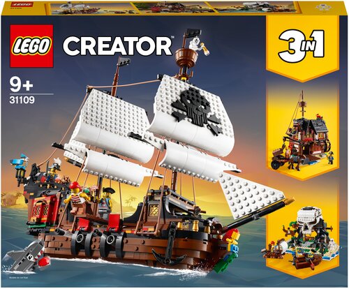 Конструктор LEGO Creator 31109 Пиратский корабль, 1260 дет.