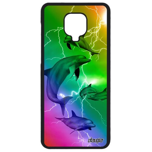 фото Чехол для телефонов redmi note 9s, "дельфины" океан морские utaupia