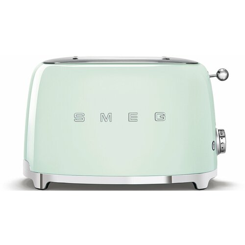 Тостер Smeg TSF01PGEU Global, пастельный зеленый smeg mff01pgeu пастельный зеленый