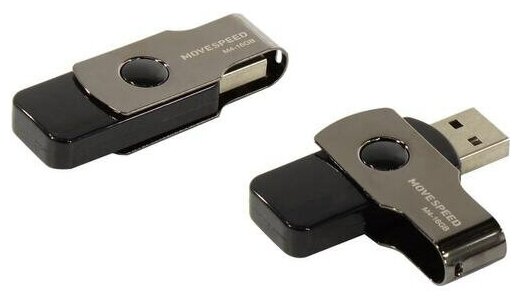USB2.0 16GB Move Speed М4 черный Move Speed 16GB М4 (M4-16G) - фото №3