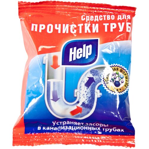 Средство для прочистки труб HELP саше 90гр