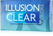 Контактные линзы ILLUSION colors CLEAR -3,75 D R8.6 2шт.