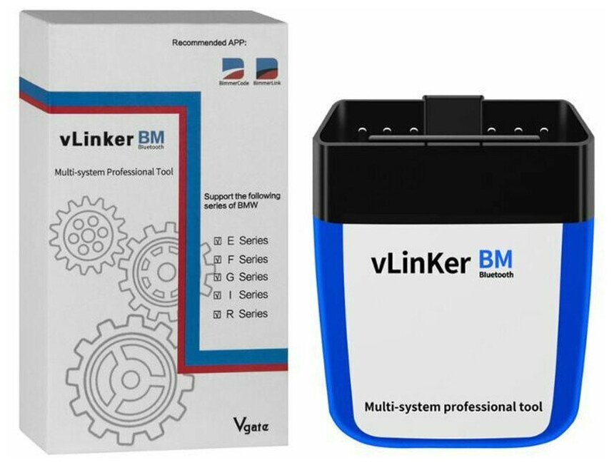 VLinker BM v22 (Bluetooth 30 - Android и Windows) для BMW / Vgate