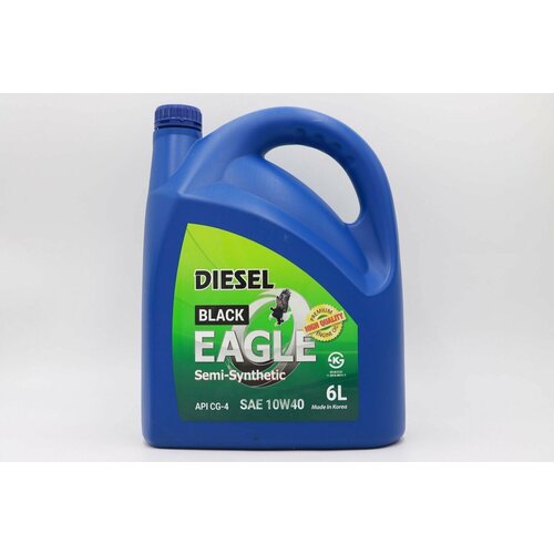 BLACK EAGLE Diesel Semi-Synthetic 10W40 API CG-4 моторное дизельное масло 6л