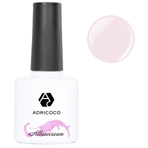 Купить Гель-лак для ногтей ADRICOCO #Allurecream (Est Naturelle), 8 мл, 03 камуфлирующий светло-розовый