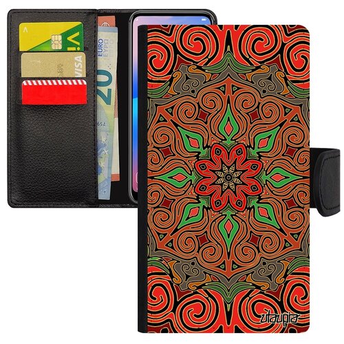 фото Чехол книжка на мобильный apple iphone se 2020, "мандала" антистресс восточный utaupia