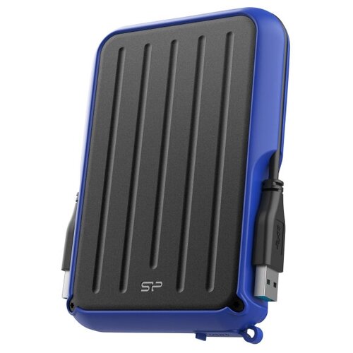 Silicon Power носитель информации Portable HDD 4TB Armor A66 USB 3.2, синий, черный