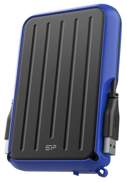 Портативный HDD Silicon Power Armor A66 5 TB USB 3.2, синий, черный