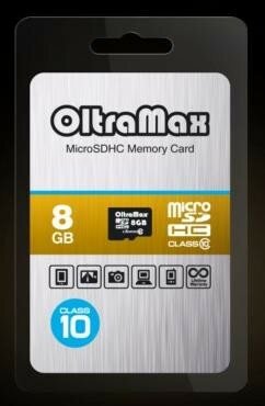 Карта памяти (OLTRAMAX MicroSDHC 8GB Class10)