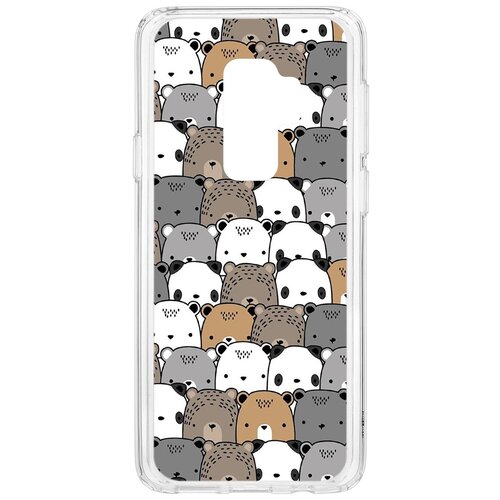 фото Чехол на samsung galaxy s9 plus kruche print медвежата