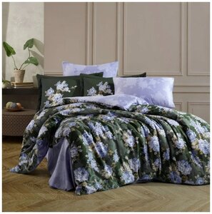 Фото Комплект постельного белья двухспальный, ткань Сатин Premium Delux хлопок 100%