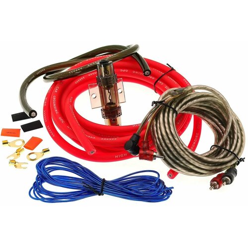 Набор кабелей для авто-акустики, усилителя, сабвуфера, саба TDS TS-CAD05 (5м, 8GA)