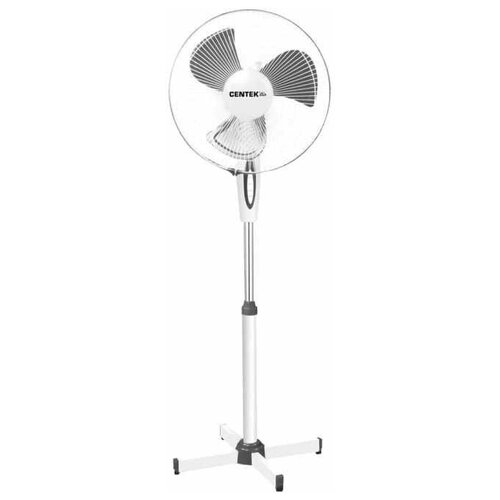 Centek Вентилятор Centek CT-5015 Gray напольный 40 Вт 43 см 3 скорости автоповорот подсветка 341200₽