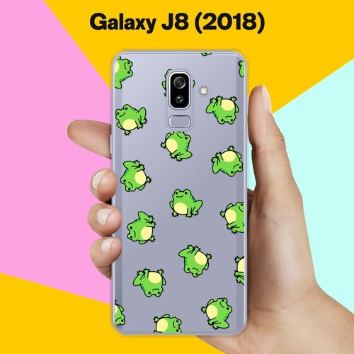 Силиконовый чехол на Samsung Galaxy J8 (2018) Лягушки / для Самсунг Галакси Джи 8 2018