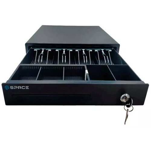 Денежный ящик SPACE BOX-330 черный механический PUSH 2600₽