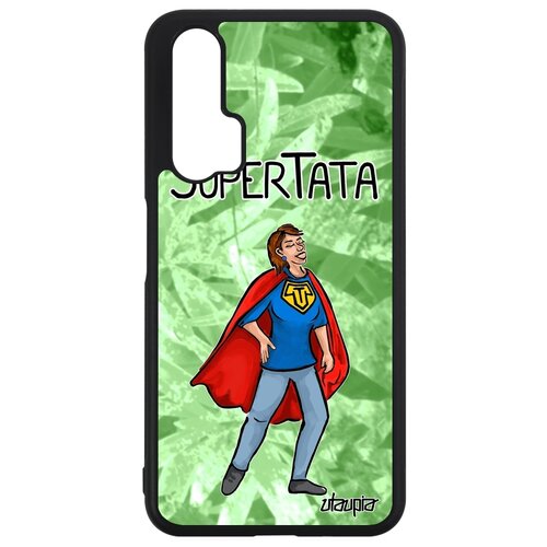 фото Чехол на смартфон nova 5t, "супертетя" смешной рисунок utaupia