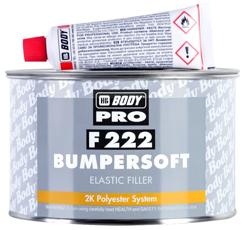  HB Body PRO F222 BUMPERSOFT   , 1 