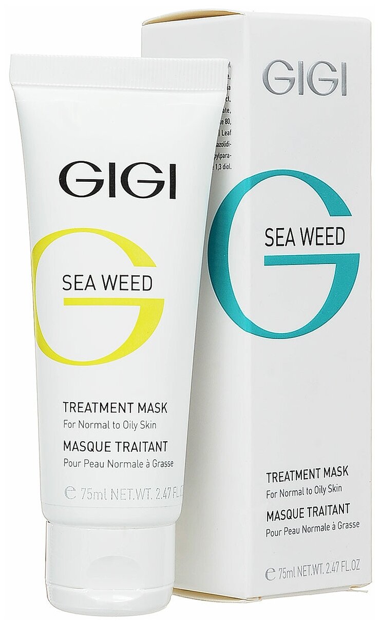 Лечебная маска для лица GiGi Sea Weed Treatment Mask For Normal To Oily Skin 75 мл