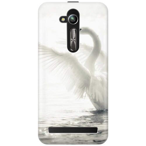 фото Cиликоновый чехол на asus zenfone go (zb500kl) / асус зенфон го (зб500кл) с принтом "лебедь" gosso