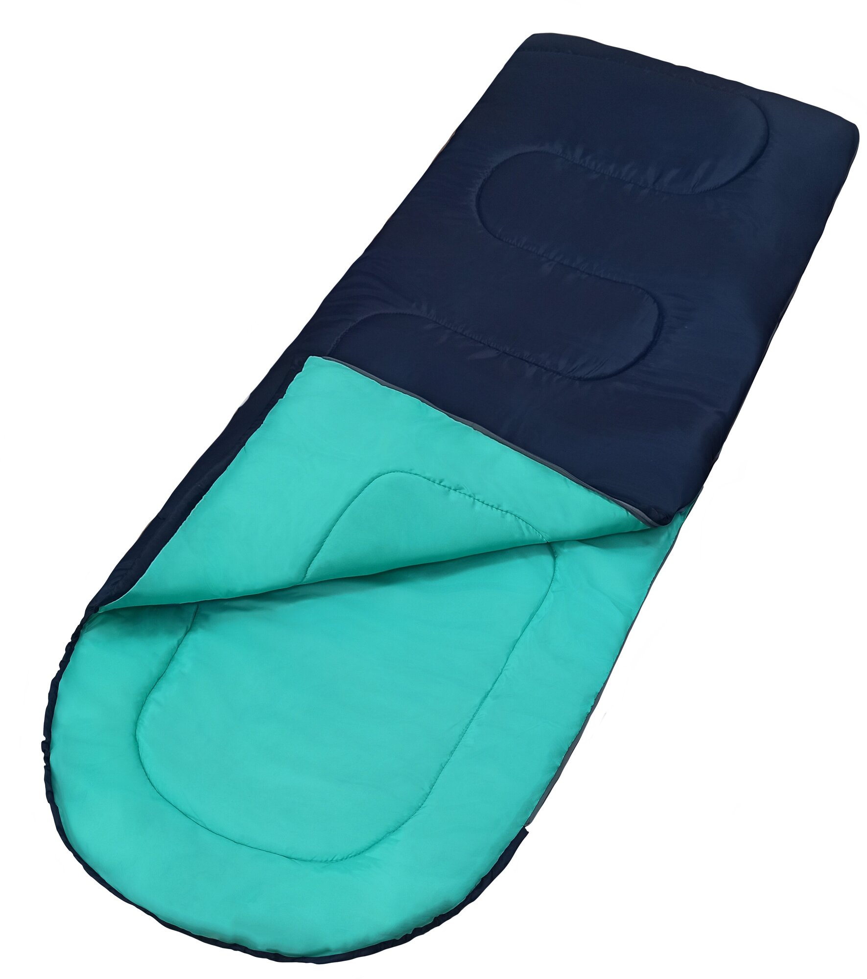 Спальный мешок Чайка СП 150 мята/синий 2в1